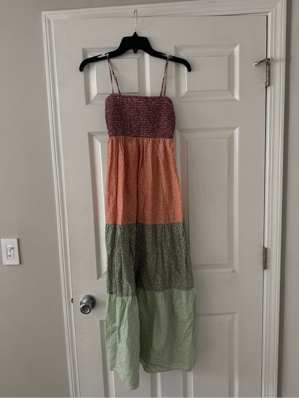 Loft Colorblock Floral Sundress